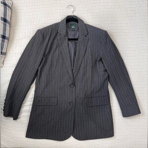 Wild Fable Gray Pinstripe Blazer Size Medium